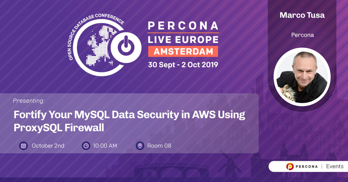 MySQL Community Awards At Percona Live 2019 Speaker-Cards-Marco-Tusa